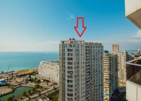 Short term rent 1-room apartment in Batumi